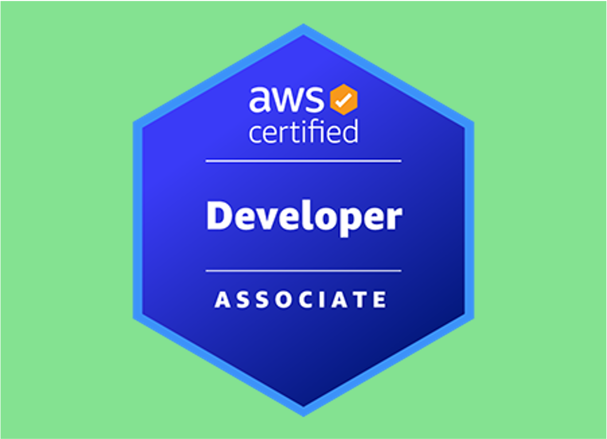 AWS Developer certificate logo