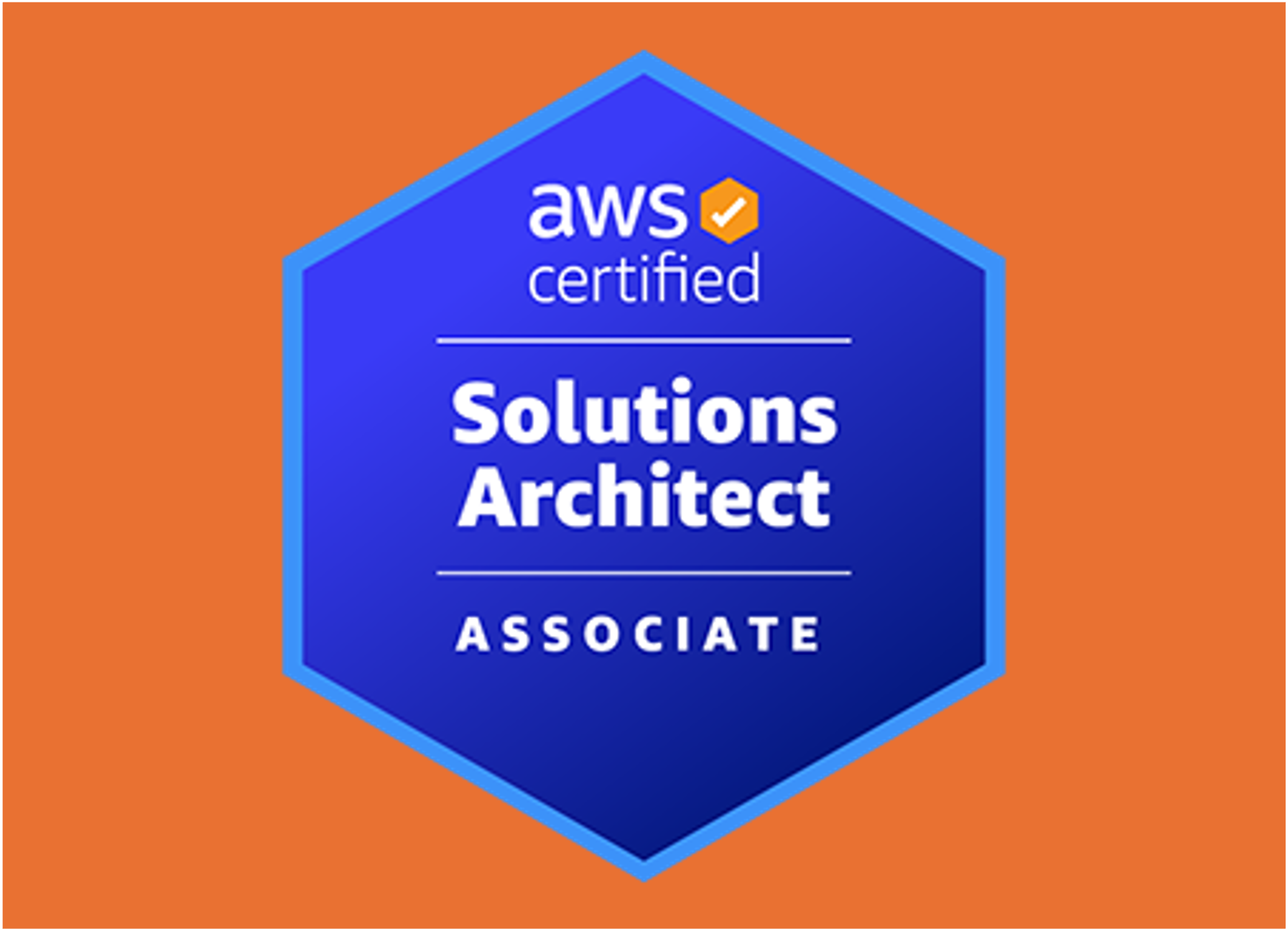 AWS Solutions Architect certificate logo